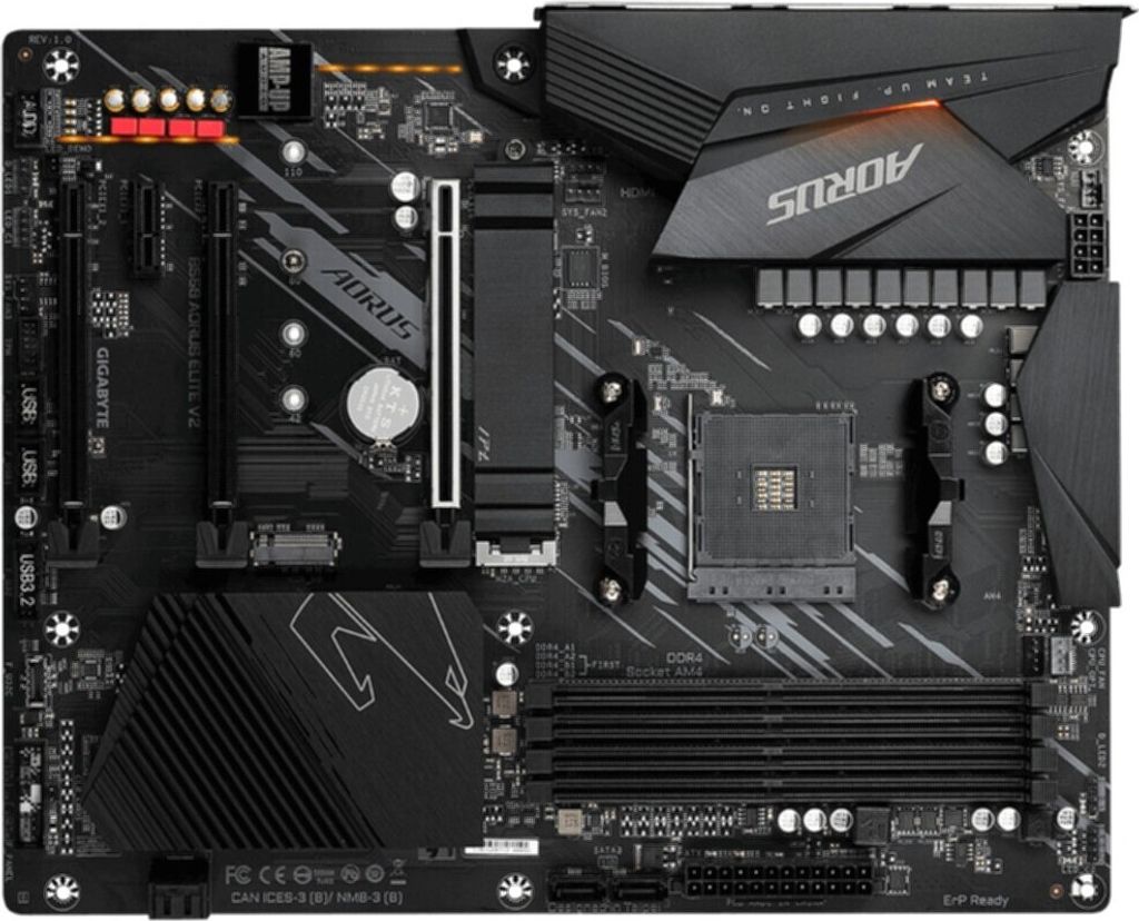 Gigabyte B550 AORUS Elite V2 - 1.0 - Motherboard - ATX - Socket AM4 - AMD B550 Chipsatz - USB 3.2 Gen 1, USB 3.2 Gen 2, USB-C Gen1 - 2.5 Gigabit LA...