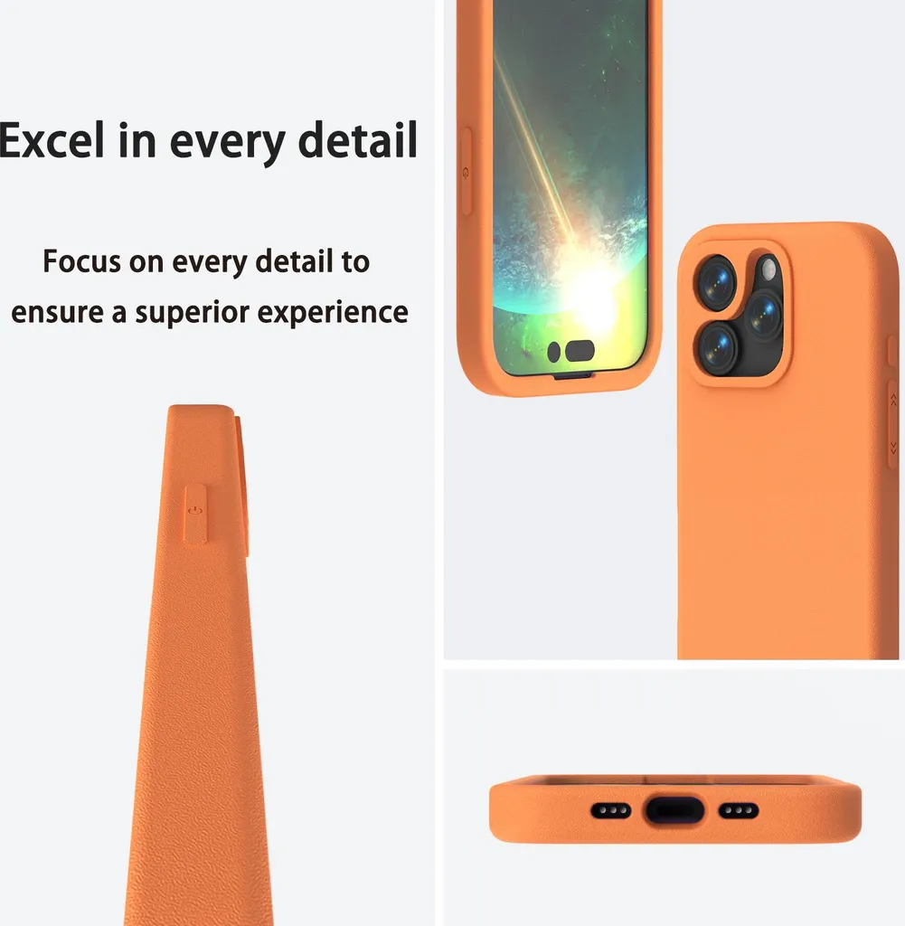 Custodia iPhone 13 Pro Max Arancione: Protezione EVA per Sport e Outdoor - 4