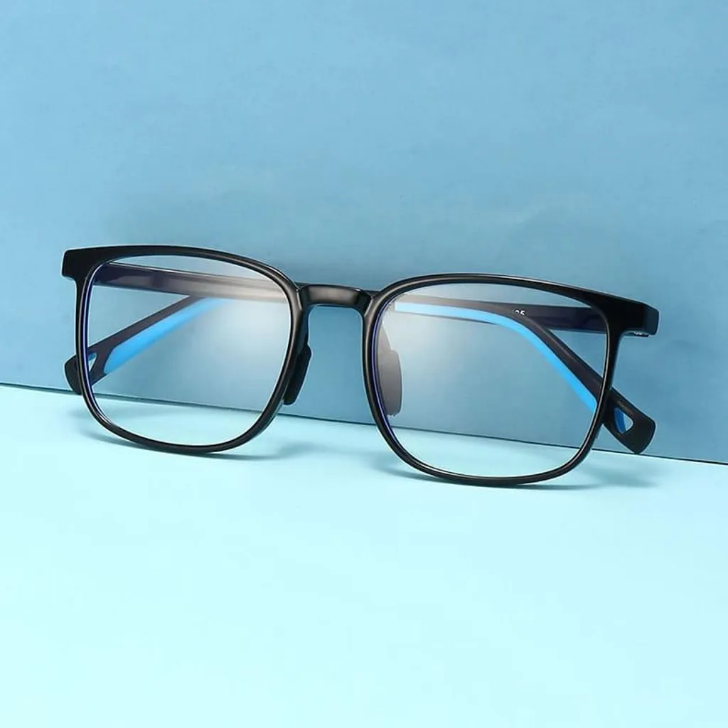 Occhiali da Vista Uomo Flessibili 983G Viola/Nero - Alta Qualità - 8