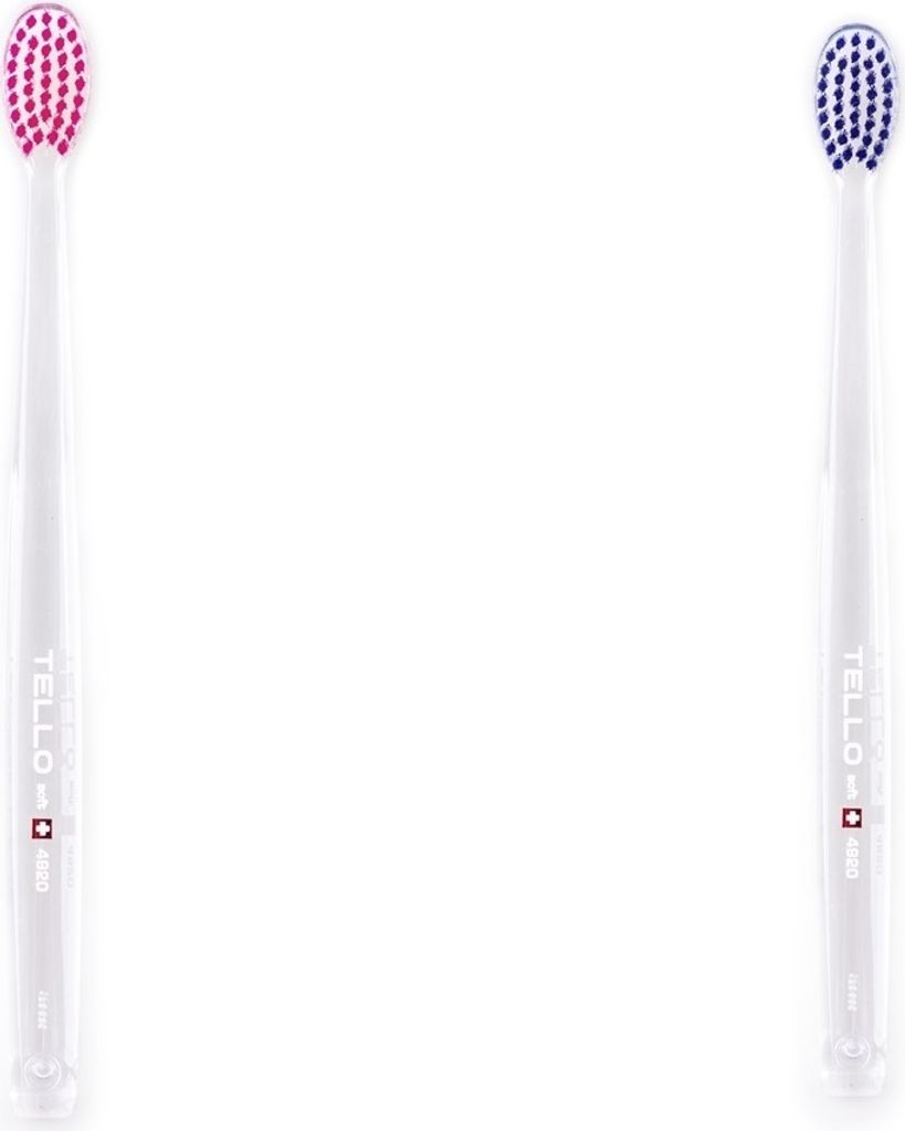 2x TELLO Brush Soft 4920 -Zahnbürste