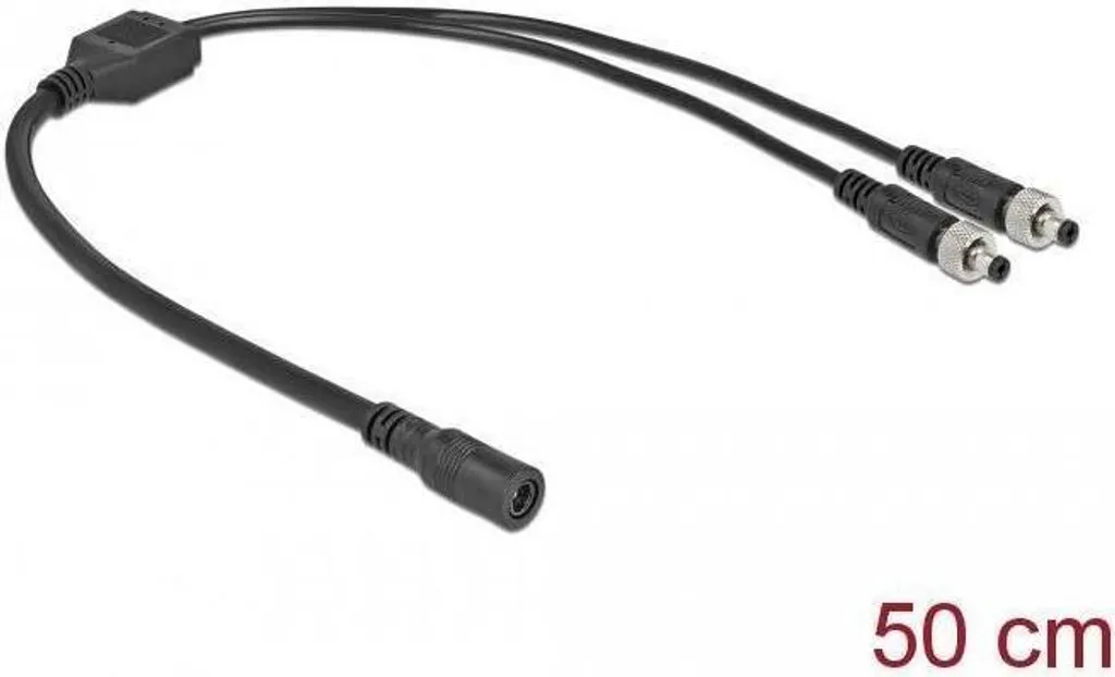 Câble Doubleur Jack CC 5,5x2,1 mm pour Caméra et LED Haute Sécurité