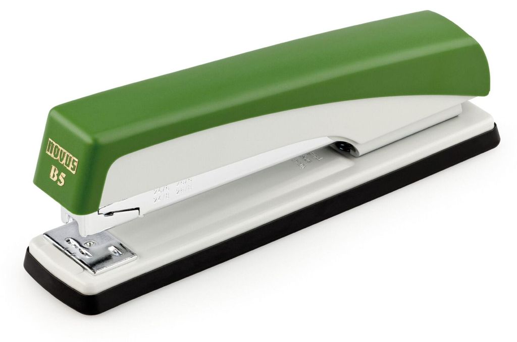 Novus Heftgerät B 5 classic, bis 40 Blatt grün, Springfachlademechanik