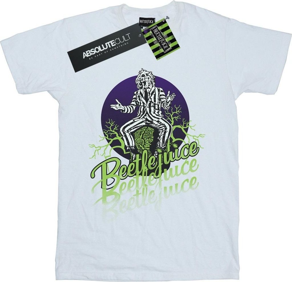 Beetlejuice - T-Shirt für Herren BI16067 (S) (Weiß)