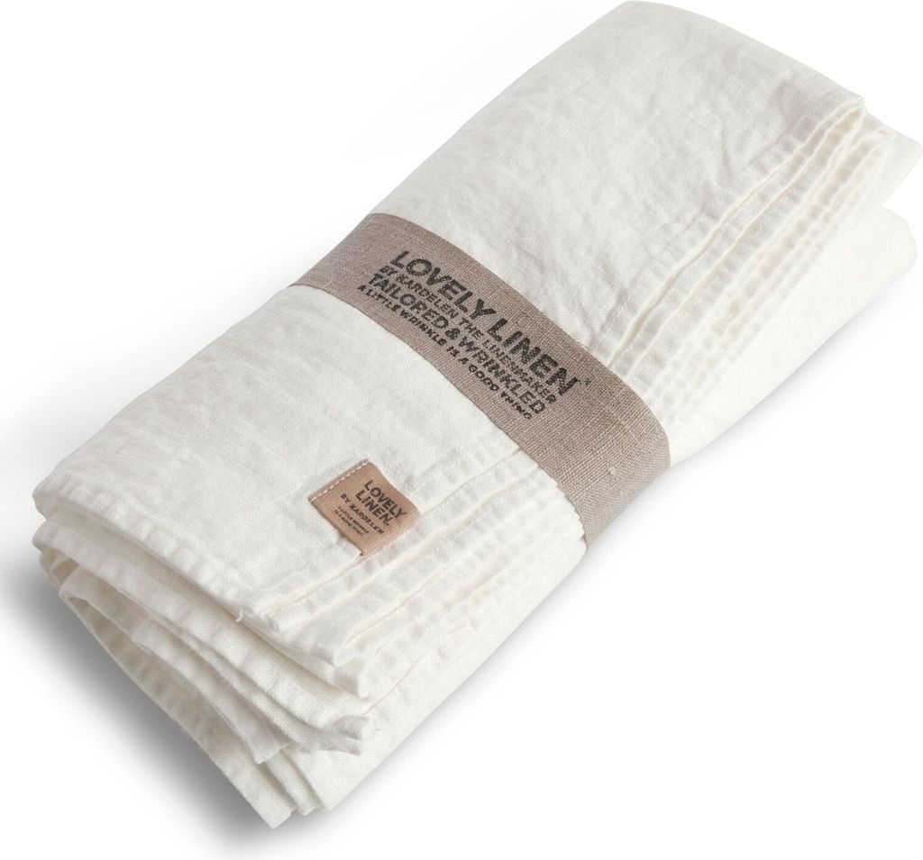 Lovely Linen Lovely Tischdecke Leinen off-white 145 x 300 cm