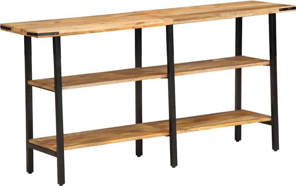 Konsolentisch 140x35x70 cm Massivholz Mango