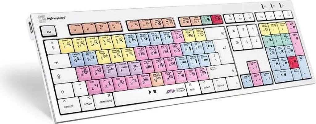 Logickeyboard LKB-PT-CWMU-UK Clavier Mécanique USB QWERTY Multicolore