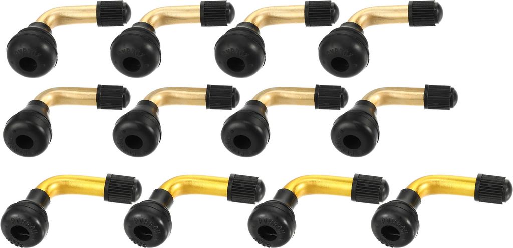 12 Stück Universal PVR50 PVR60 PVR70 Reifenventil - Goldfarben