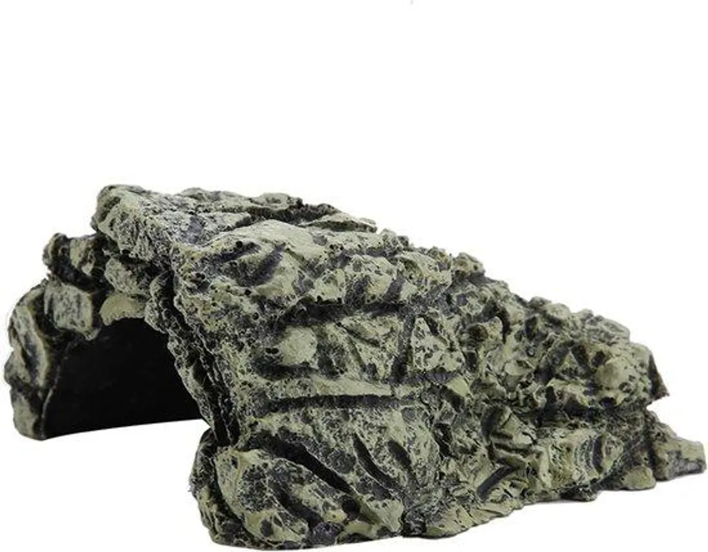 Décoration d'aquarium moyenne en résine naturelle - Rocher Gris Modèle A1