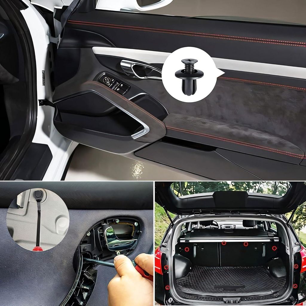 HUAZIZ 380 Stück Auto-Befestigungsclips