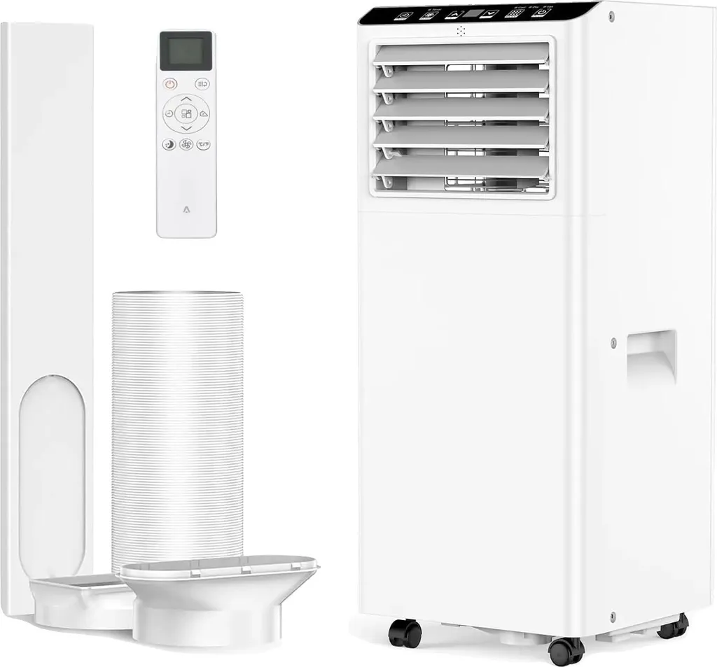 Climatiseur mobile 9000 BTU pour rafraîchir une chambre silencieusement
