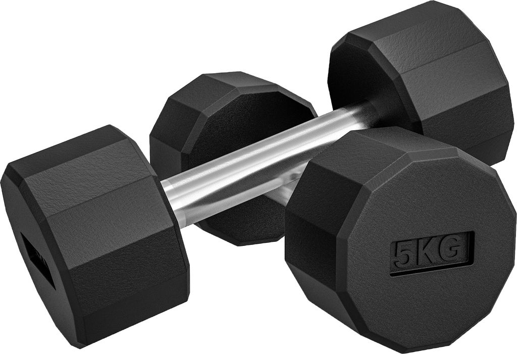 SPORTNOW Kurzhantel-Set 10 kg, Hantelset aus Metall, 2er Produktbild 