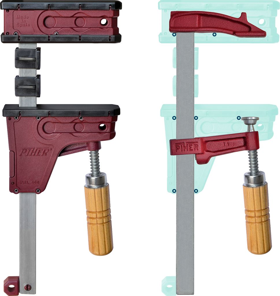 Presse à corps Piher® PRL 400, saillie 85 mm, ouverture 600 mm | 721014 Presse à corps Piher® PRL 400, saillie 85 mm, ouverture 600 mm | 721014