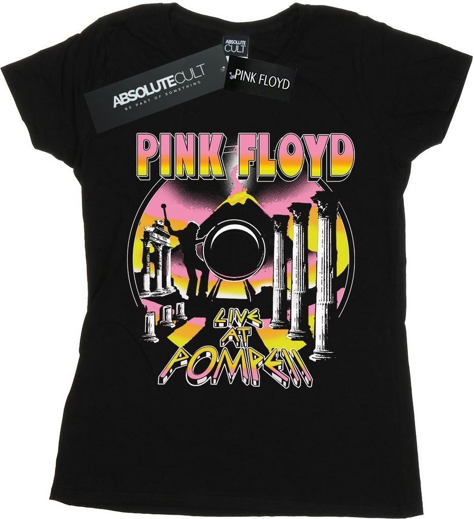 Pink Floyd - "Live At Pompeii" T-Shirt für Damen BI36694 (S) (Schwarz)