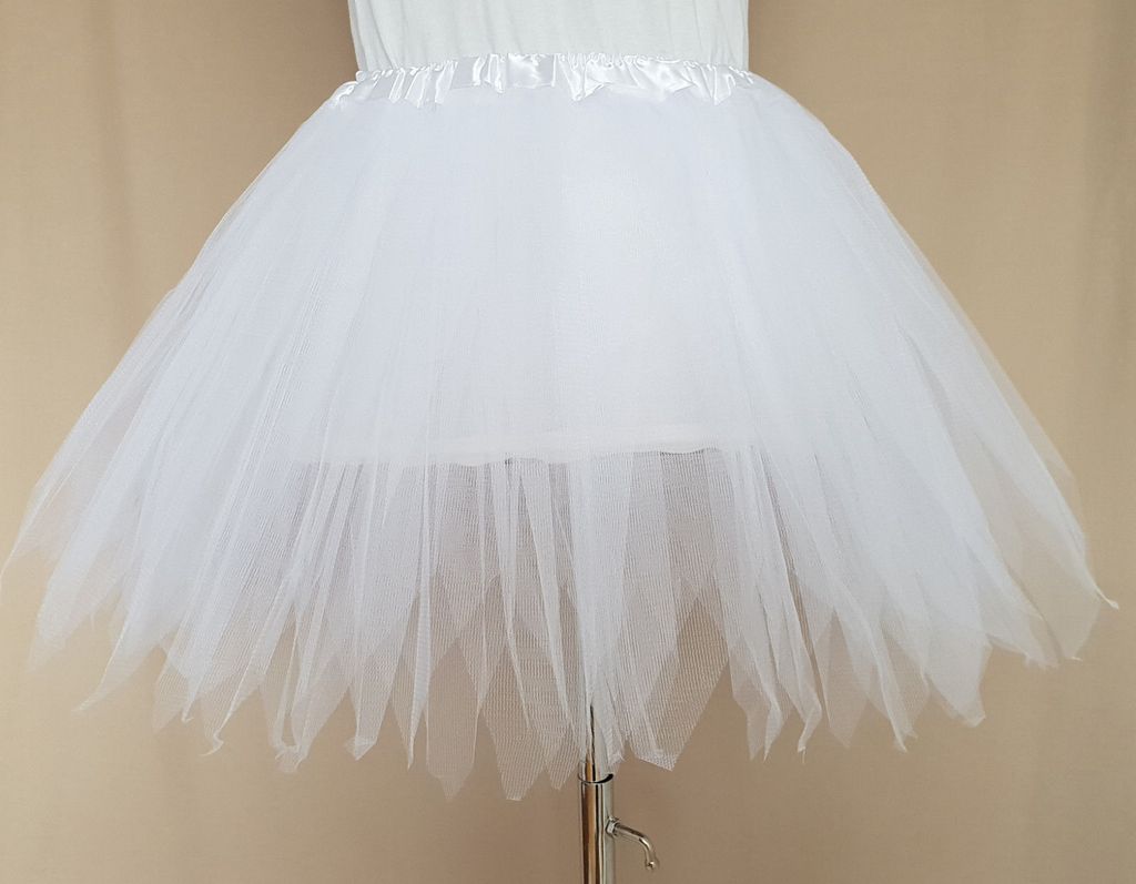 Tütü Tüllrock Petticoat Ballett Kleid gezackt Produktbild 