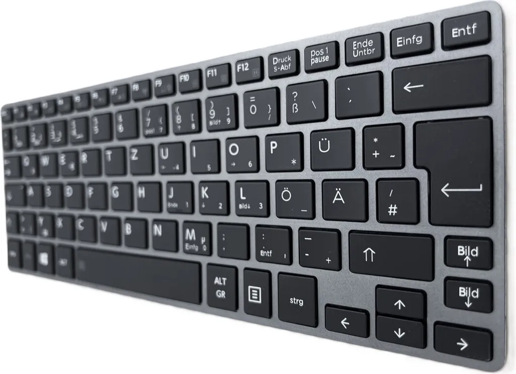 Clavier rétroéclairé Toshiba Z30-B-14W avec cadre argenté AZERTY
