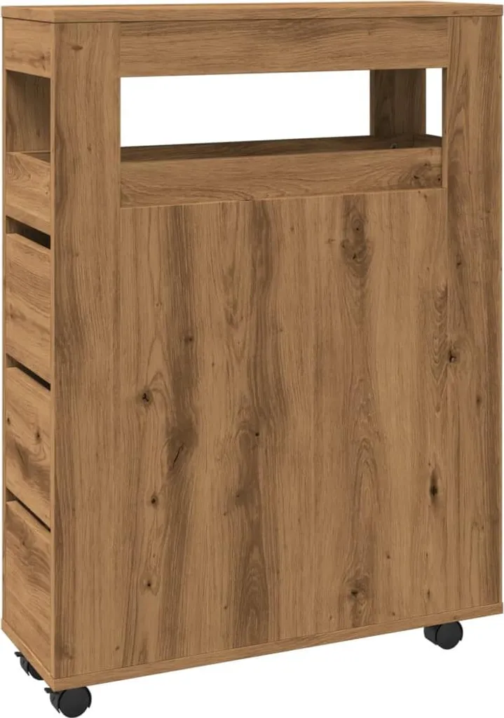 Offerta Mobile Bagno Stretto vidaXL Rovere | Ultimi Pezzi Salvaspazio