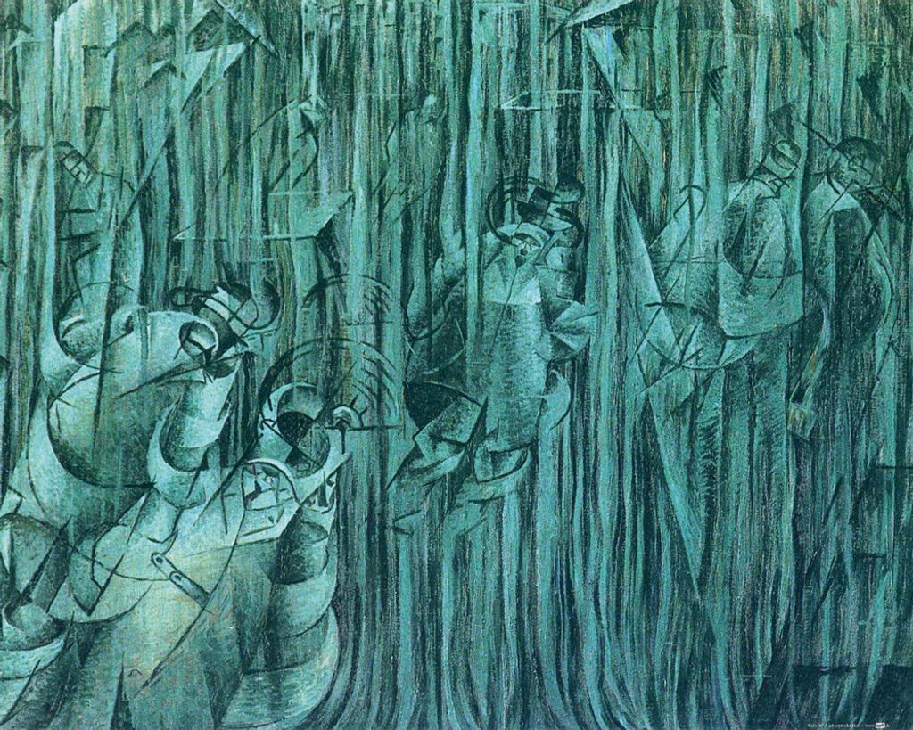 Umberto Boccioni Kunstdruck Bild - Gemütszustände III, Die, Die Bleiben, 1911 (40 x 50 cm)