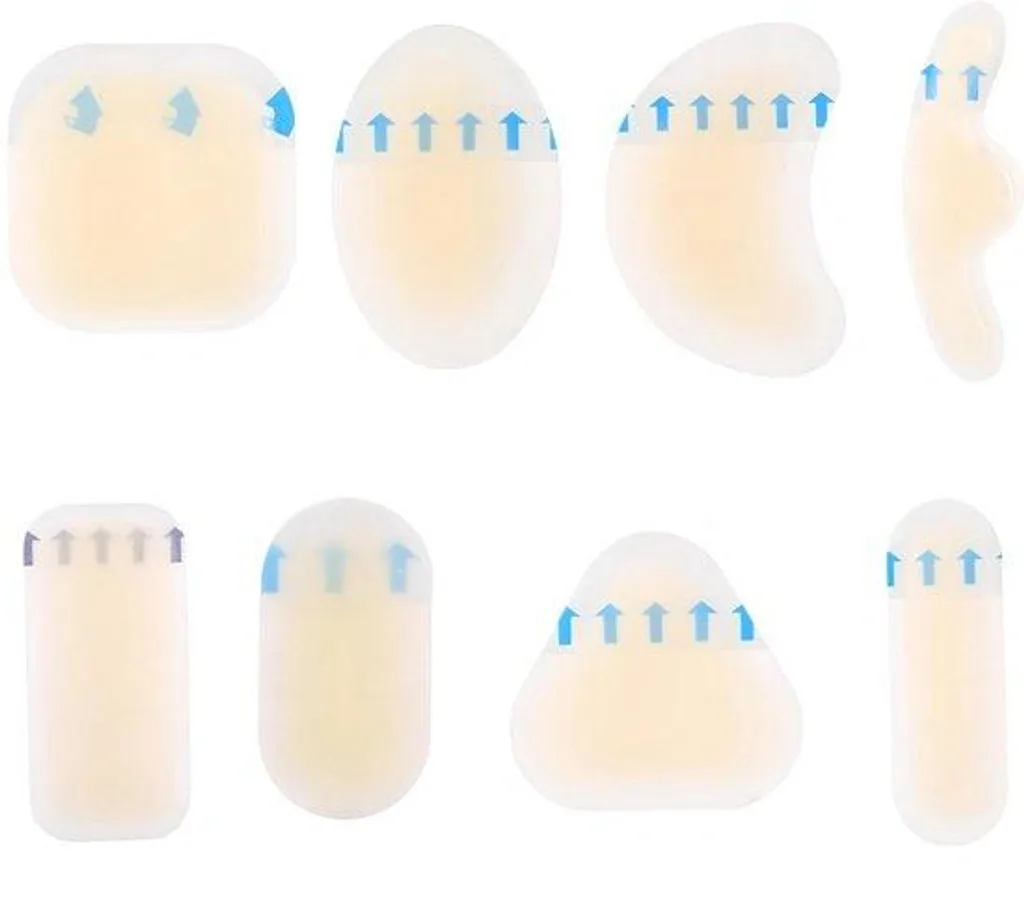 Pansements ampoules talon et orteils - 8 unités invisibles étanches