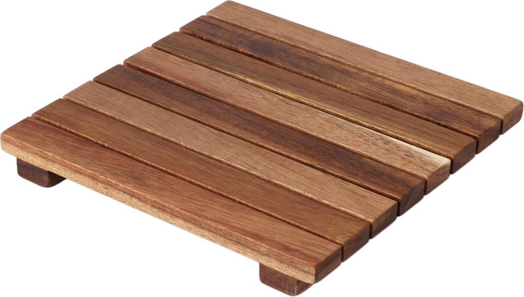 H&S Decoration | Topfuntersetzer - Untersetzer für Tassen und Töpfe - braun - 18 x 18 cm - Akazienholz - Telleruntersetzer