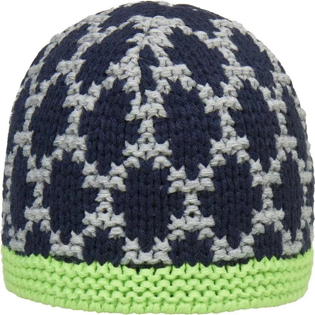 Cappello Döll Ragazzo Blu Navy e Verde | Berretto Kids Alta Qualità