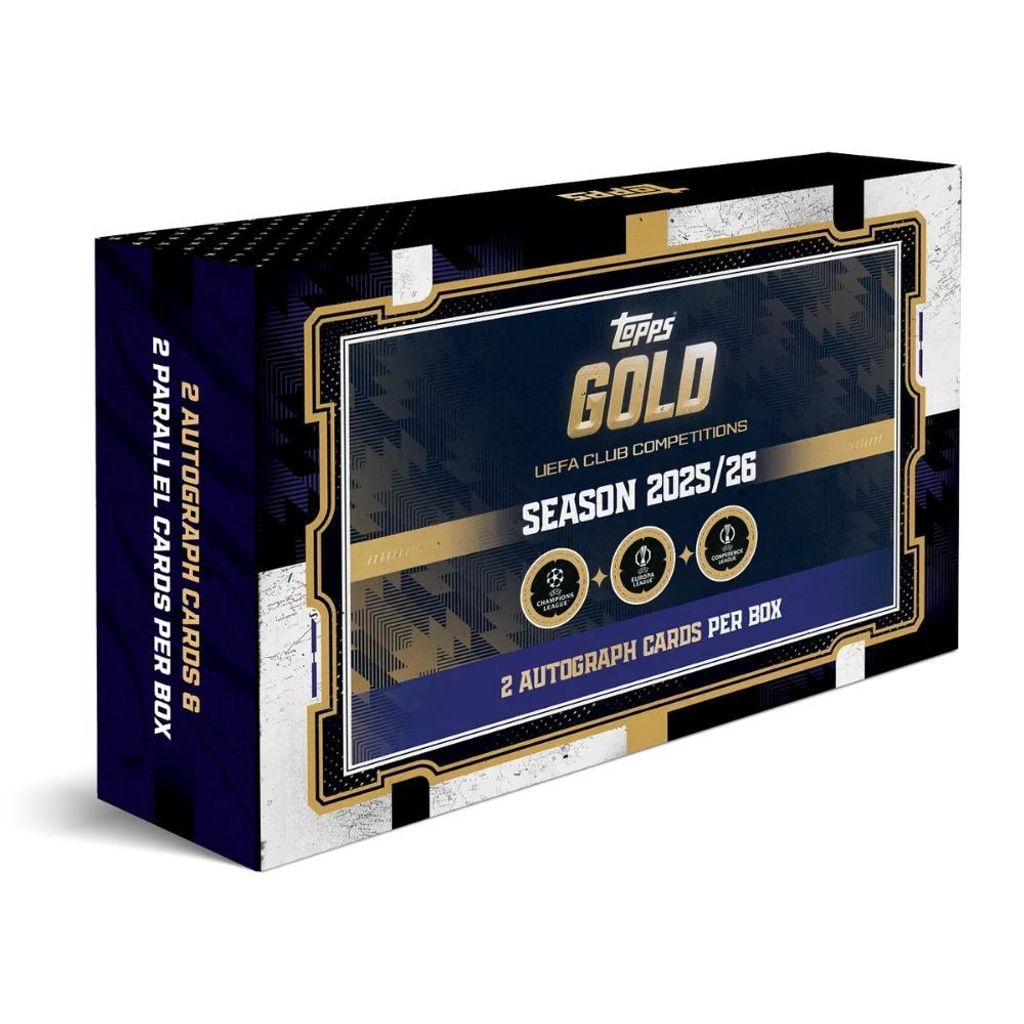Topps 2025-26 Gold UEFA Club Competitions - Hobby Box Produktbild 