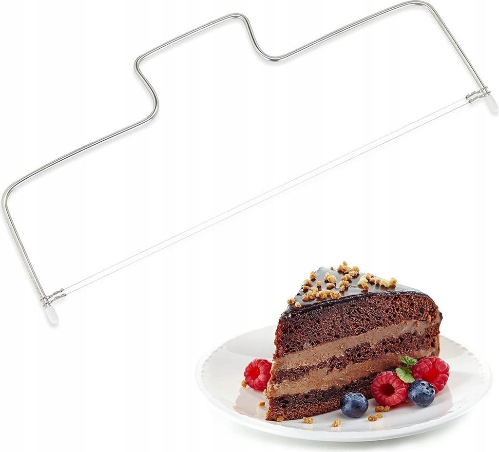 Biskuitausstecher 2 Stränge Kuchenmesser Fadenmesser für Kuchen für den Teig