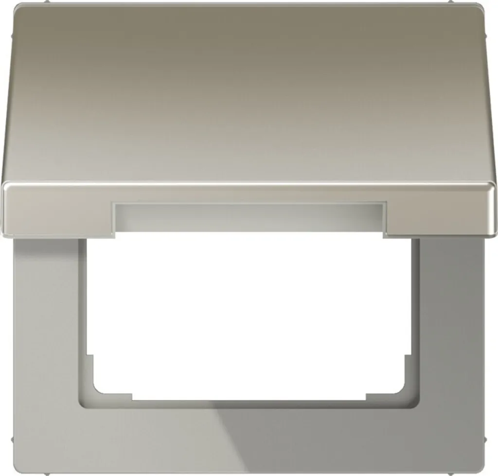 Jung ES 2990 KL - Couvercle Inox à ressort : Protection durable pour Prises