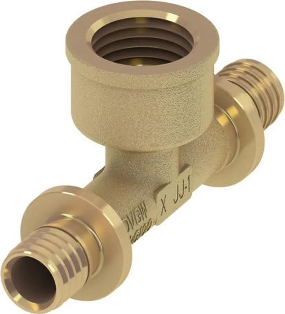 TECEflex T-Stück Rotguss d= 40mmx1 IG 40mm
