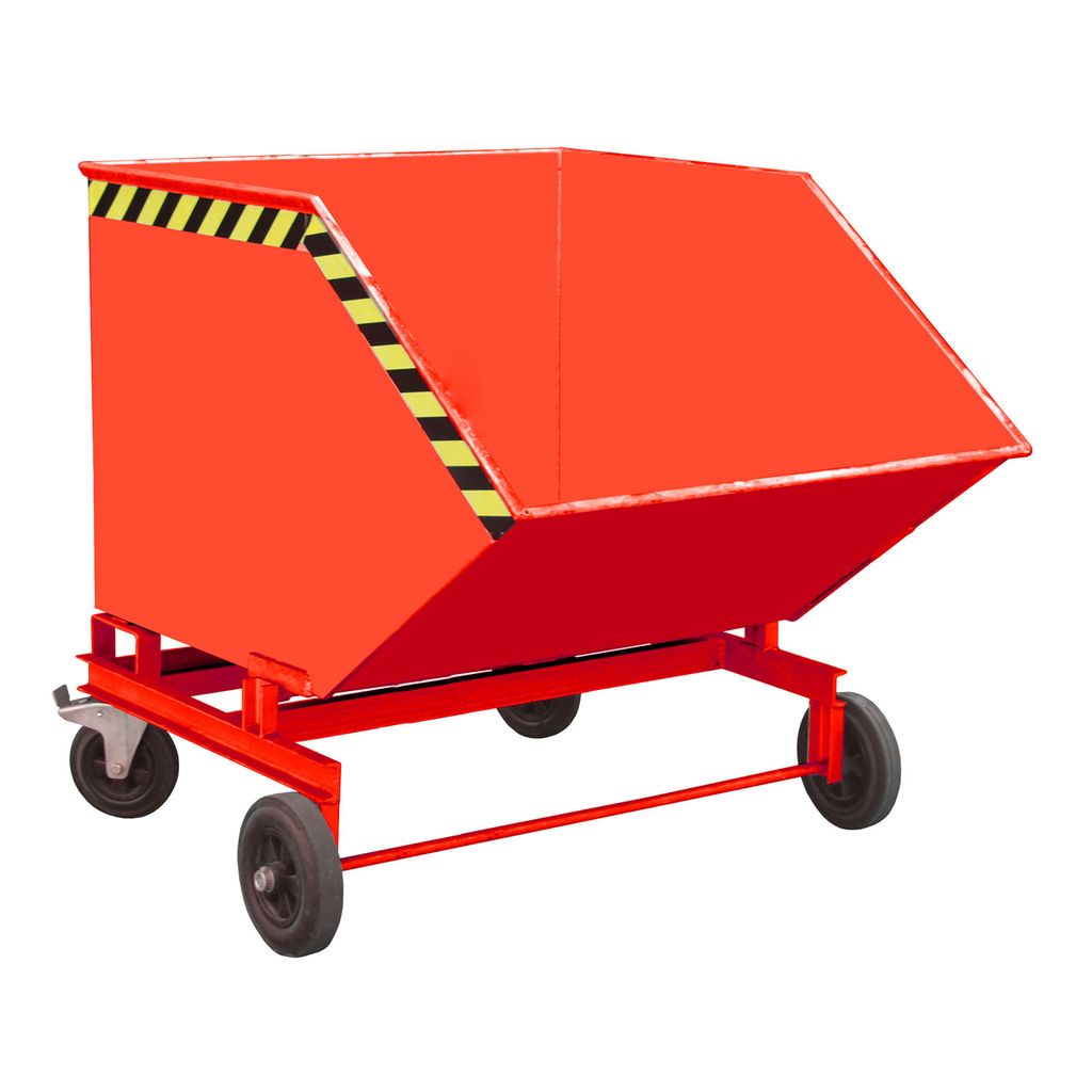 Bauer Späne-Kastenwagen SKW 1000, lackiert, Feuerrot