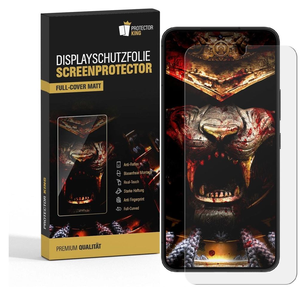6x PREMIUM Displayschutzfolie für Samsung Galaxy A53 FULL COVER MATT ENTSPIEGELT Displayschutz Schutzfolie Folie