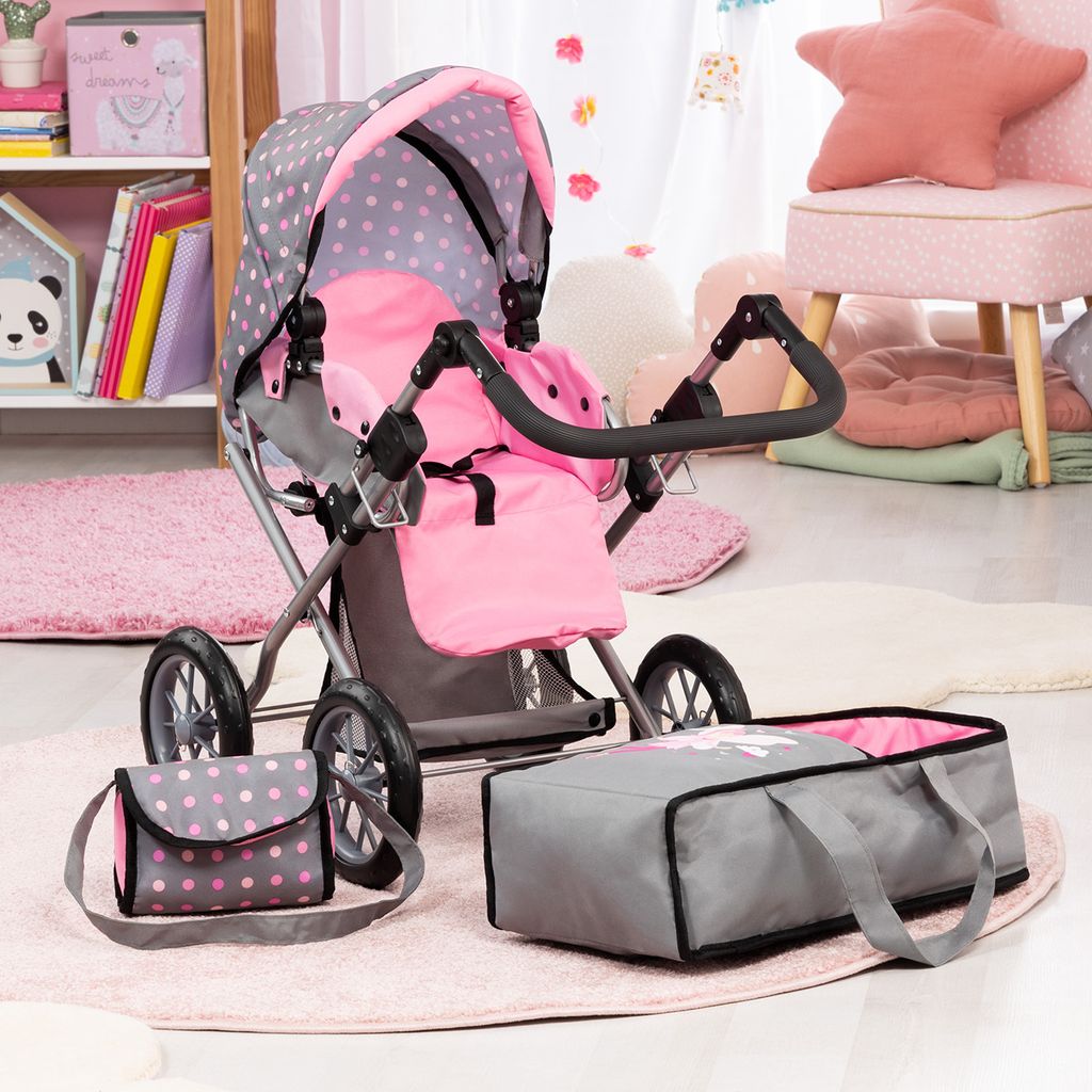 Bayer Design 13666AA Puppenwagen City Star mit Tasche, Produktbild 2