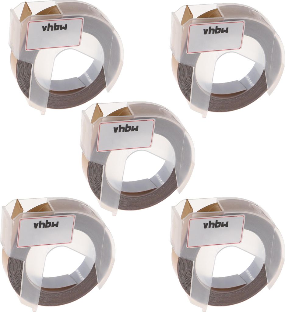 vhbw 5x 3D Prägeband-Schriftband-Kassette kompatibel mit Produktbild 
