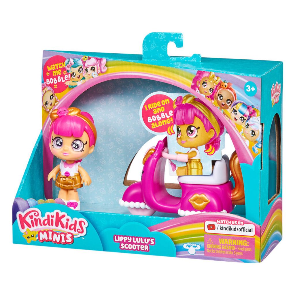 TM TOYS Kindi Kids Minis Lalka Lippy Lulu z hulajnogą Zdjęcie produktu 