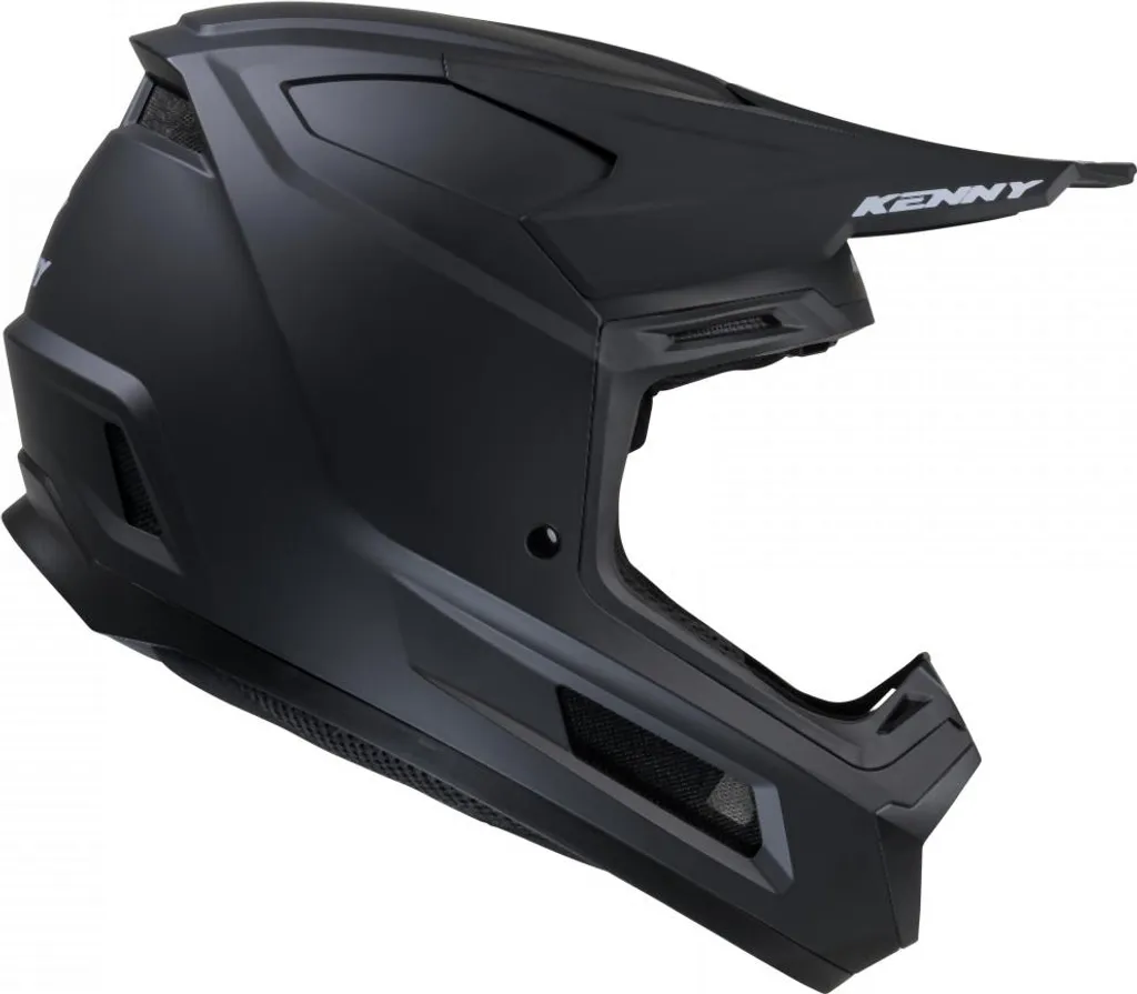 Casque Kenny ERT Solid Noir Mat avec Système de Sécurité Avancé Taille L