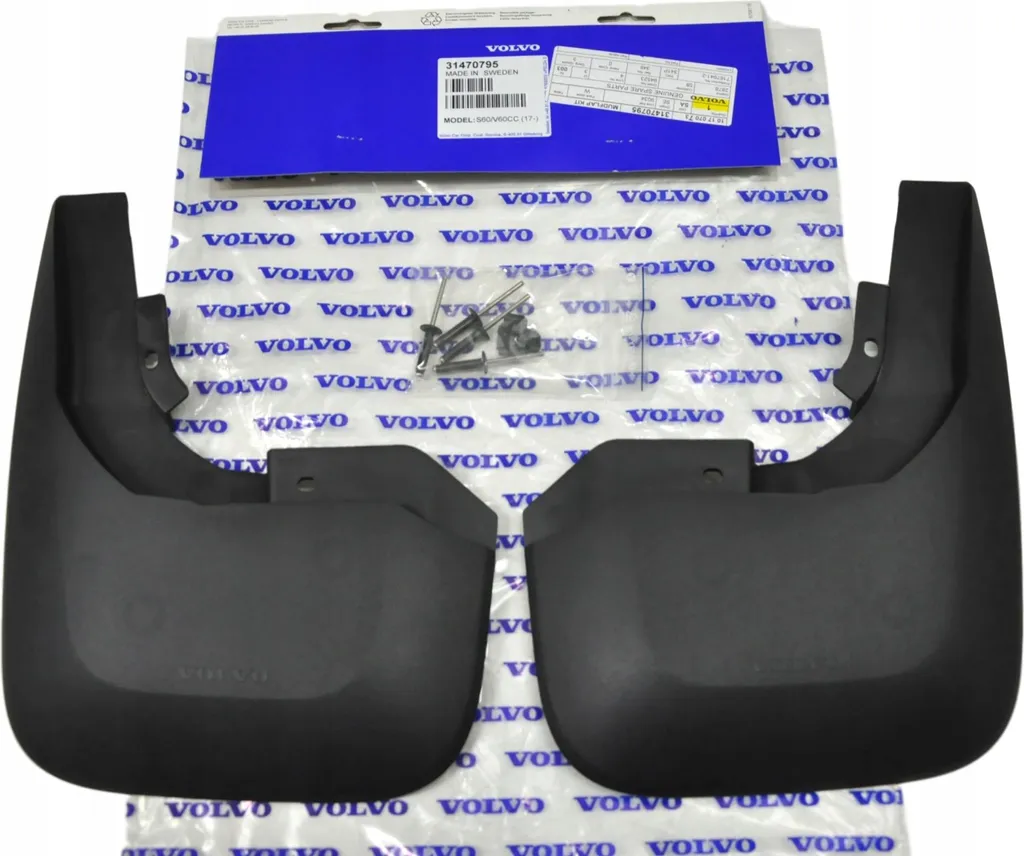 Bavettes de protection arrière Volvo V60CC en polymère OE 31470795