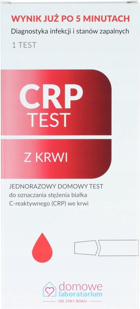 Test Crp Z Krwi Hydrex Do Samodzielnego Wykonania Zdjęcie produktu 