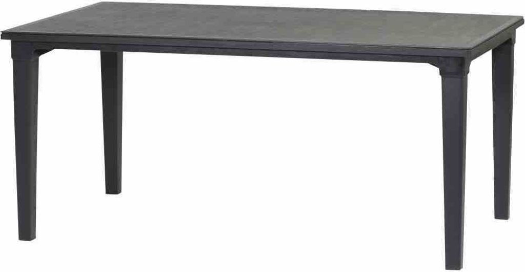 Tisch Futura 165 x 94 x 75 cm, rechteckig, anthrazit Produktbild 1