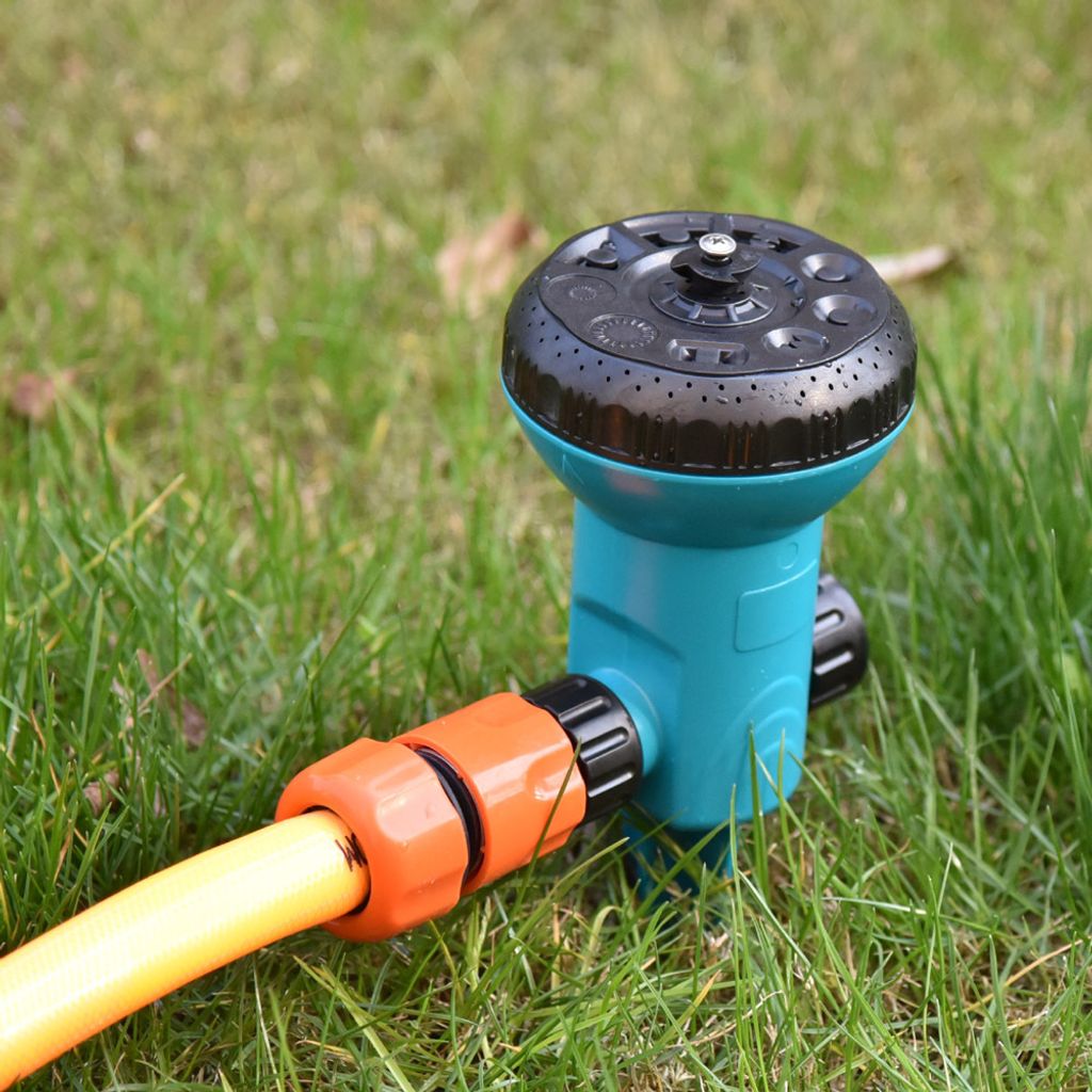Gartensprinkler,Rasensprinkler 360° drehbarer Sprinkler für 4-7m Großflächenbewässerung,Garten/Rasen/Bewässerungssprinkler Sprayer