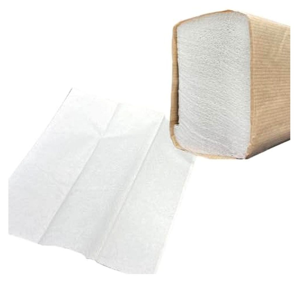 Papierhandtücher mit Ecolabel, 2-lagig, 22 x 23 cm, 25 Packungen mit je 150 Blatt, insgesamt 3750 Blatt