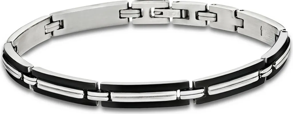 Bracciale Lotus Style LS1803-2/1 Uomo Acciaio Inossidabile Argento Nero