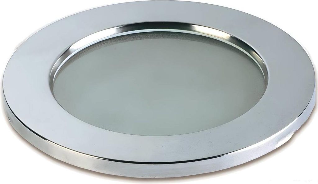 12 / 24 Volt Halogen G4 Einbaustrahler, 20 Watt, Verkleidung Edelstahl, IP65 für Innen- & Außenbeleuchtung Boot & Camper