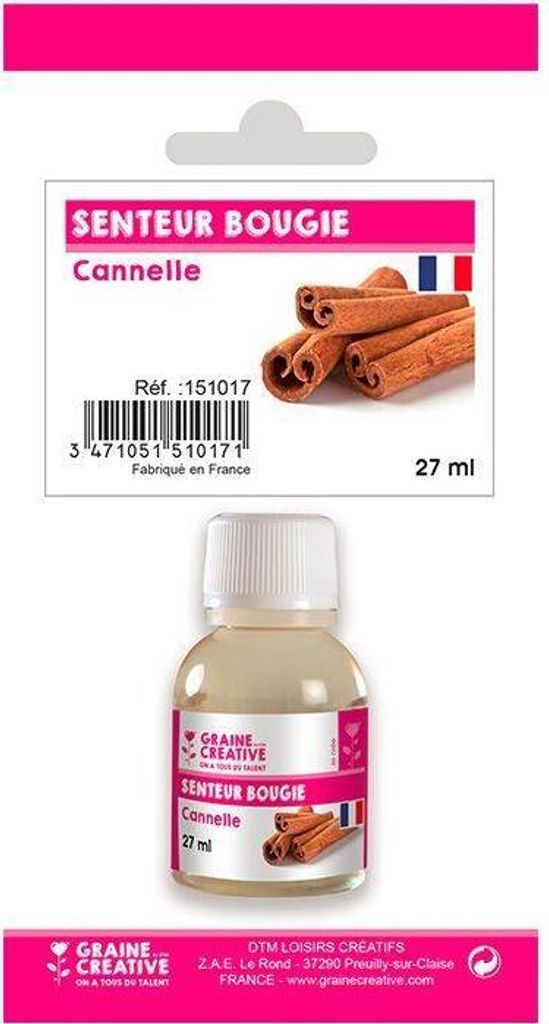 Duftöl für Kerzen mit Zimtduft 27 ml Produktbild 