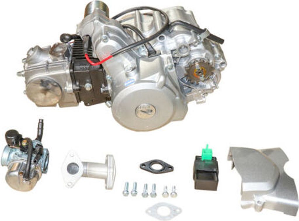 Motor SET 125 ccm Vollautomatik E-Starter oben ATV Quad Kinderquad HMParts