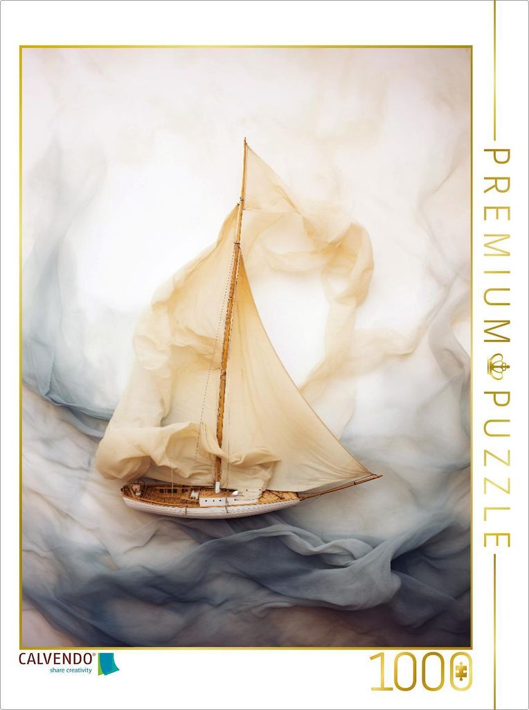 CALVENDO Puzzle Segeltuch | 1000 Teile Lege-Größe 64x48cm Foto-Puzzle für glückliche Stunden