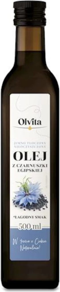 Olej z czarnuszki 500ml - TŁOCZONY NA ZIMNO Zdjęcie produktu 