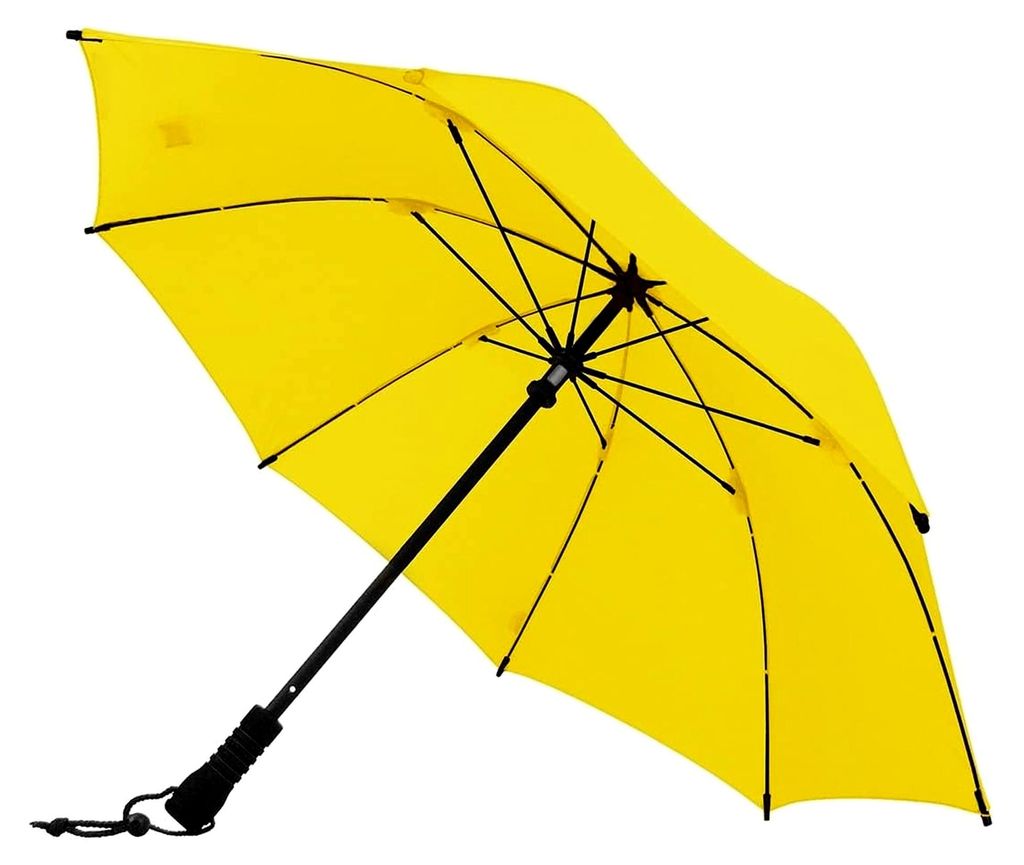 Swing der Sonnen-, Wander-, Regen- & Trekkingschirm Farbe gelb