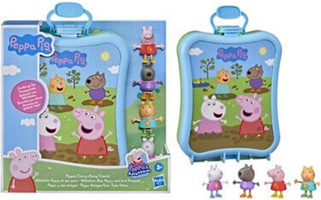 Peppa Pig Peppa's Club Friends Case, 3 Jahr(e), Mehrfarbig