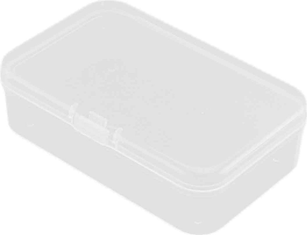 Transparente, rechteckige PP-Box aus Kunststoff, leere Box fš¹r Handy-Reparaturteile, Werkzeugbox, Mini-Aufbewahrungsbox in kleiner Gr??e