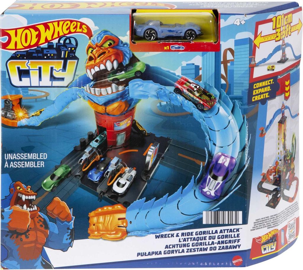 Hot Wheels City Erzfeind Sortiment, Spielfahrzeugspur, 4 Produktbild 