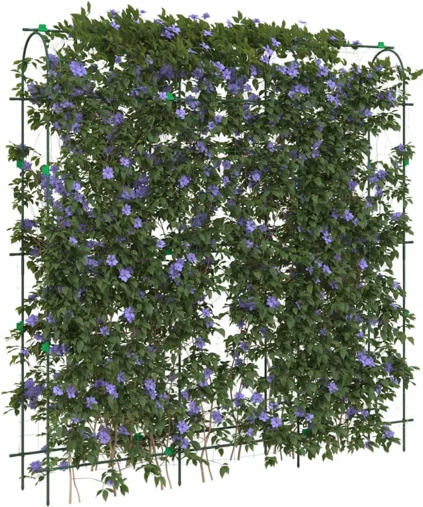 BEI CLORIS Reti per Piante 2pz - Supporto a U in Acciaio per Giardino